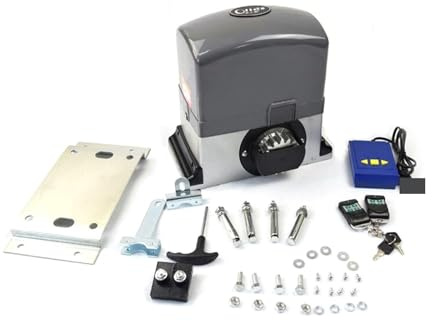 KONGMM Sliding Gate Opener, Heavy Duty Electric Sliding Door Heavy Duty Door Opener Automatic Sliding Metal Gate