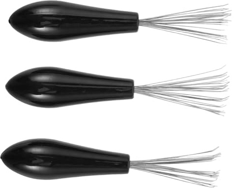 FRCOLOR 3piezas Mini Limpiador de Pinceles Herramienta para Limpiar Cepillos Garra para Limpiar Cepillos para Uso Diario Peluquería Fácil de Quitar