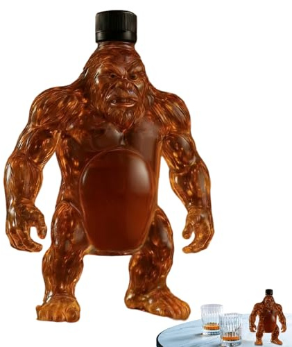 Decantador de licor, aireador de vino con alcohol, decoración de 350 ml, botella decantadora para hombres, padre, bar, cumpleaños, hogar, jubilación, Navidad, beber en interiores