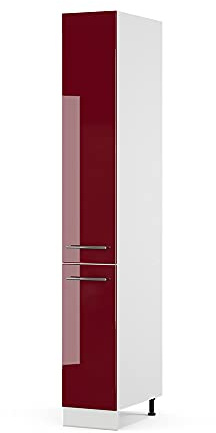 Vicco Armadio da farmacia Fame-Line, Bordeaux lucido, 30 cm, per la combinazione con altri moduli della serie Fame-Line