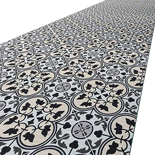 ANRO Küchenteppich Küchenläufer Teppich Läufer Küche waschbar rutschfest Liberty Abwaschbar 160 x 52cm