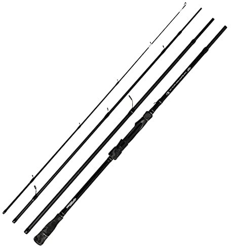 Fox Rage Spinnrute 4-teilig, Angelrute zum Zanderangeln Street Fighter Lure Blaster Travel 15-50g 230cm