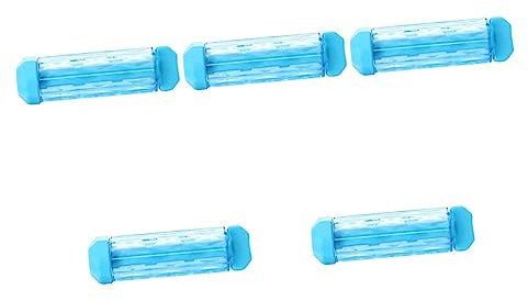 Alipis 5pièces Presse-tube De Dentifrice Portable Outil Pratique Pour Dosage Précis De Dentifrice Pour Maison Voyages Structure Légère Et Compacte Facile à Utiliser Pour Toute La