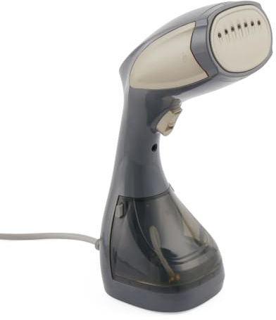 Beldray BEL01552TT Titanium Handheld Garment Steamer – Vertical Clothes Steamer, Smooth Glide Ceramic Soleplate, 2 in 1 Fabric & Lint Brush, 180ml Removable Water Tank, Ready In 30 Seconds, 1100 W