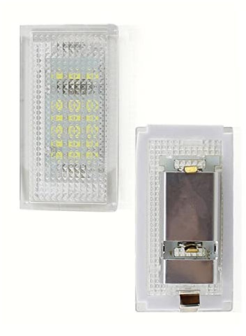 XENITE Heckleuchte Kennzeichen 2 STÜCKE Für E46 3er 325i 328i 318 320 E46 2D M3 Kennzeichenbeleuchtung 12V