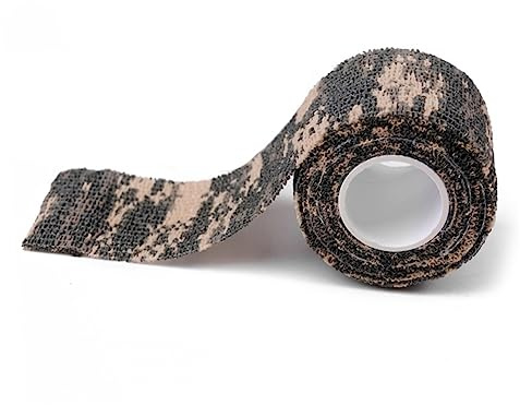 Mobestech Tarnung Klebeband Selbstklebendes Vliesband Tarnband Für Jagd Camping Abenteuer Einfach Anzubringen Rückstandsfrei Zu Entfernen Für Basteln Scrapbooks Tagebücher