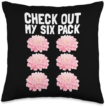Dahlia Gardener Tools Dahlia Seeds for Planting Pink Dahlias Throw Pillow