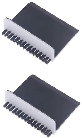 Juroicessry 2 Pcs Black Kitchen Sink Squeegee Cleaner Countertop Brush Wiper Vegetable Cleaning Brush Wiper Home Kitchen Tool Accessories Fruit and Vegetable Cleaning Brushes