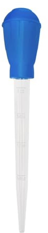Long Pipette - Aquarium Coral Feeder, Portable Long Liquid Dropper | 30ml Water Change Fish Feeder, Multifunctional Siphon Dropper for Reef Aquatic Plant Spider Snake Lizard/Blue, Green