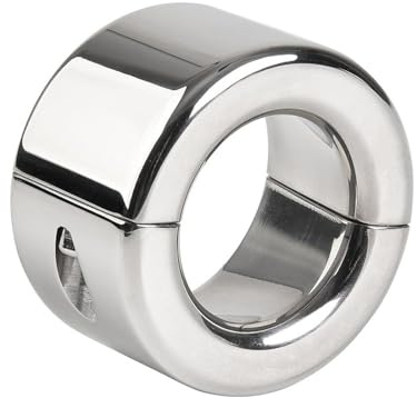 JXszxbt Hodensack Metall Hodenringe SM Bondage Sex Spielzeug für Männer Gewicht Anhänger Penisring Cockring Penis Hoden Ring Sexspielzeug Cock Ring Lock Hodengewicht Erotik Sextoy(Höhe-20mm)