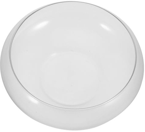 Toddmomy Glass Daffodil Pot Transparent Plant Bowl 10 Inch Hydroponic Vase for Goldfish Decoration Home Tabletop Plant Bowl