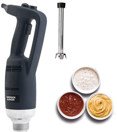 BDJSN 10in Commercial Immersion Blender, 750W Handheld Stainless Steel Multifunctional Blender, Variable Speed 8000-20000rpm, Detachable Mixing Equipment for Mashed Potatoes, Creams, Mayonnaise
