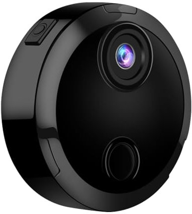 TKMARS 360°Rotation Spy Camera Wifi Hidden Camera 1080P Small Home Security Camera Indoor Mini Camera Wireless with Motion Detection Night Vision Surveillance Camera with Phone APP