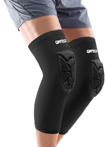 Rodillera Voleibol Rodilleras Baloncesto 1 Par Proteccion Rodillas Jóvenes Adulto Rodilleras de Portero de Futbol Rodillera Esponja para Ritmica Correr Béisbol Lucha Libre Relleno Rodilla Manga XL