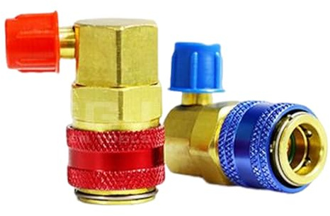 Adaptateur de couplage rapide pour conditionnement, connexions rapides pour tuyaux de systèmes AC, accessoires polyvalents pour systèmes AC - Utilisations professionnelles et débutantes