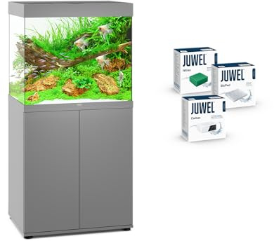 JUWEL Aquarium - Lido 200 Kombination grau Premium-Bundle