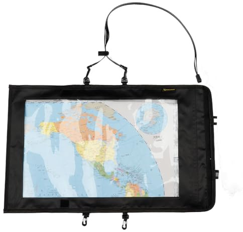 Genérico Case de Mapa de senderos - Bolsa Seca de Documentos Transparentes Plegables 100% Impermeables | Servicio de Bolsa Impermeable para Mapa para la Bolsa de Almacenamiento de titulares