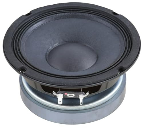 KIT SET PER FAITAL PRO 6FE400 4 ohm, 1 woofer altoparlante da 16,5 cm 165 mm 6,5 di diametro, da 200 watt rms e 400 watt max, sensibilità 94 db, per auto, 1 pezzo