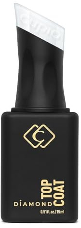 Top Coat Diamond Cupio 15ml – UV/LED Topplack utan klibbig yta – Högblank, reptålig top gel för gelnaglar & nagelförlängning – Professionell kvalitet, lång hållbarhet