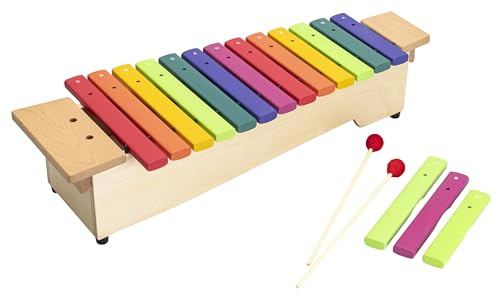 Betzold Sopran-Xylophon in Boomwhackers®-Farben, diatonisch – Xylophon Glockenspiel