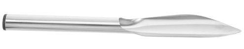 Didiseaon Petite Pelle de Jardinage Acier Inoxydable Outil Léger et Robuste pour Planter Désherber et Transplanter Truelle à Main Pointue Pratique pour Amateurs de Jardinage