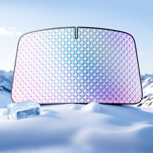 Car Front Windscreen Sun Visor for Vauxhall Corsa (D E F 2006-2025 2026),Auto Interior Cooling Shield,Anti-Sun Glare Protector With Storage Bag