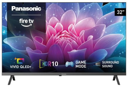 Panasonic TV-32S65C, Full HD Vivid QLED+, Fire TV Televisore, Smart TV