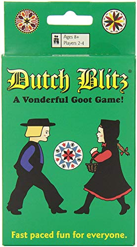 Dutch Blitz: The Original Fast Paced Card Game, Contains 160 Cards, Quick and Easy to Learn, Great Family Game, Fun for Everyone, For 2 to 4 Players, For Ages 8 and Up