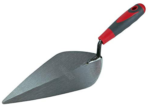 Faithfull FAISGTB10L - Cazzuola per mattoni con impugnatura morbida, 250 mm, colore: nero