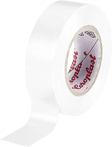 Coroplast 302 302-25-19WH Isolierband Weiß (L x B) 25m x 19mm 1St.