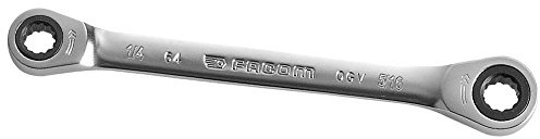 Facom 64.1/4X5/16 - LLAVE 12C PLANA TRINQUETE 1/4X5/16