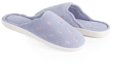 Isotoner - Pantoufles à Enfiler pour Femme - Blanc - Blanc, 6/6.5 UK