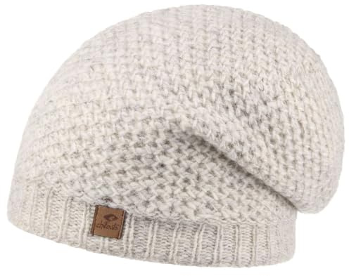 CHILLOUTS Beanie Strickmütze Nele Oversizemütze Damen/Herren - Made in Nepal Herrenmütze mit Futter Herbst-Winter Winter