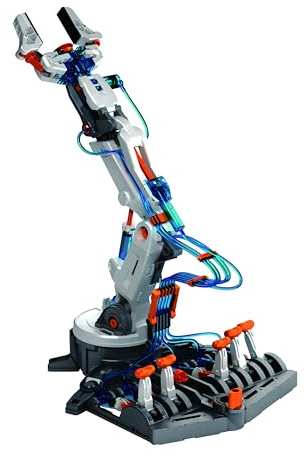 CONSTRUCT & CREATE Hydraulic Robot Arm DIY STEM Build Your Own Project Kit Set