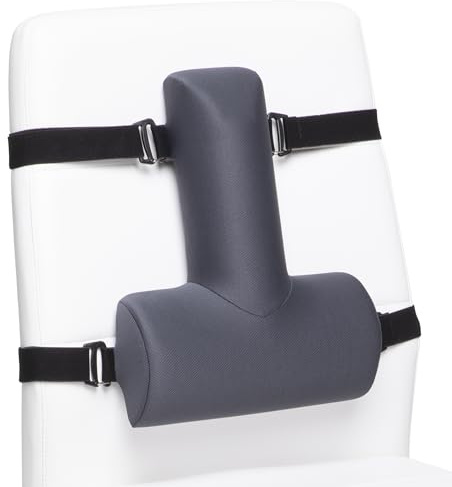 OPTP Thoracic Lumbar Back Support - Full Back and Lumbar Support for Improved Sitting Posture, Upper/Lower Back Support for Chair, and Car Back Cushion for Travel
