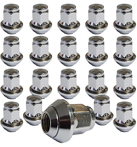 20 Radmuttern original Ford Alu Felgen Ford Focus Fiesta Escort Mondeo Kuga B-Max Cougar C-Max Cosworth Orion Fusion KA Puma Scorpio Sierra StreetKA Windstar Granada Consul Probe Kegelbund M12 x 1,5