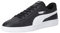 PUMA Unisex Smash V2 L Low-top Sneakers, Black White, 11 UK