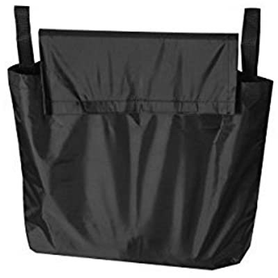 Fiacvrs Oxford Waschbare Hängerollatortasche Rollstuhl Universal Verstellbarer Gurt (Schwarz)