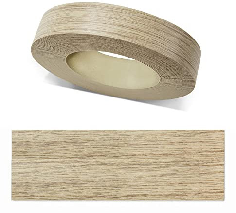 ben+camilla.com Kantenumleimer zum Aufbügeln | Sonoma Eiche 20 mm x 5 m Rolle (glatt matt) | Premium Qualität für professionelle Ergebnisse | Kantenschutz