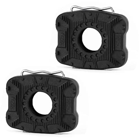 Tianbi 1 Paar Rennrad-Pedal-Adapter, rutschfest, Pedal-Adapter, wandelt Clipless in flache Pedale Rennrad-Pedaladapter für Fahrrad
