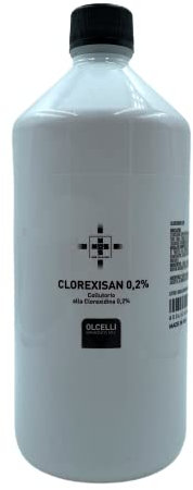 Olcelli Farmaceutici Clorexisan Clorexidina 0,20% Collutorio Liquido con Sapore rinfrescante flacone 1000ml