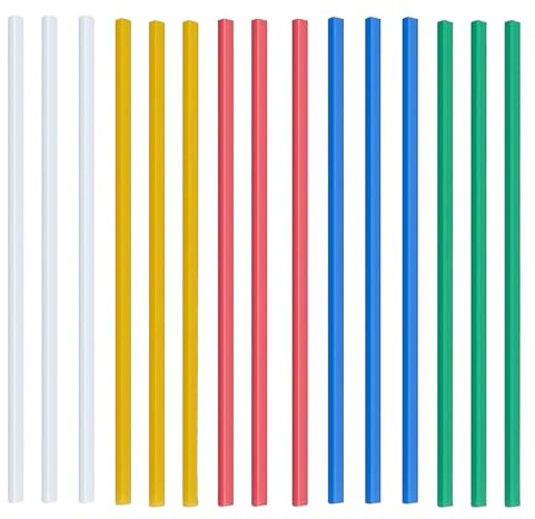 Barre per rilegatura a scorrimento, 15 pezzi, in plastica, per raccoglitori A4, per documenti, relazioni, progetti, presentazioni, copertine per documenti, ufficio, studio (5 colori, 1 cm)