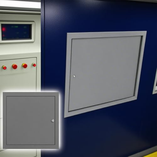 XEINNILL 1 puerta de inspección con cerradura y llave - Panel de acceso resistente a la intemperie for paneles de yeso, ideal for medidores de gas y acceso a servicios públicos(558x914mm)
