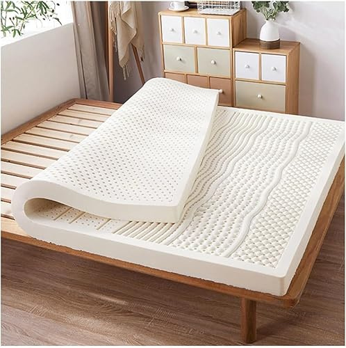 Naturlatex Topper, 5 cm, 7,5 cm, 10 cm Kollektion Inklusive Bio Bezug – Vollgröße,2in,180x200cm(71x79in)