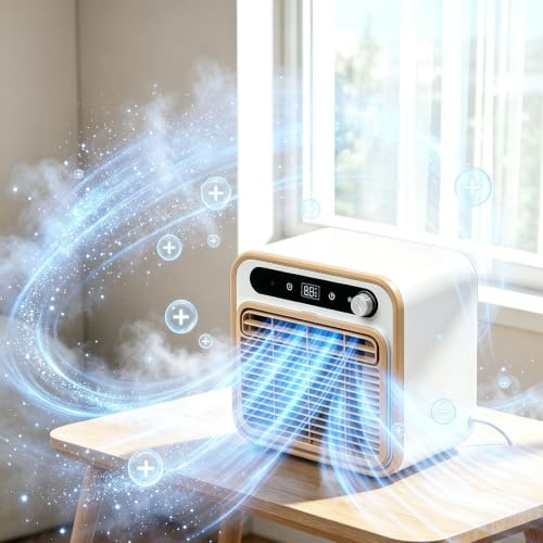 ALSUP Climatiseur Mobile avec Evacuation Climatisation avec Télécommande 1m