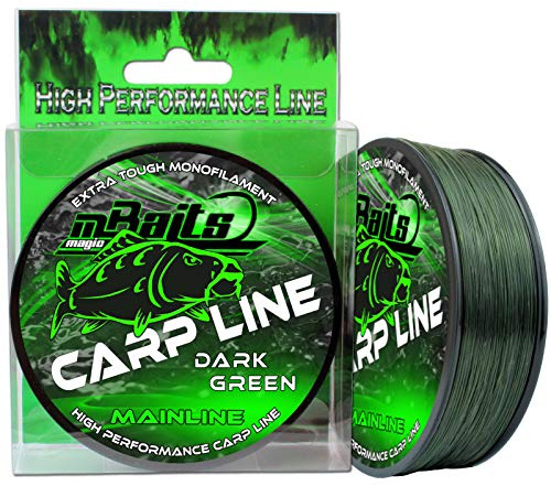 Angel-Berger Magic Baits Carp Line Dark Green Mainline Angelschnur Monofile Schnur