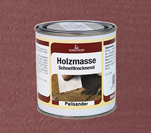 Fertige 1K Holzmasse aus Echtholzmehl hergestellt 250ml, Palisander - 58