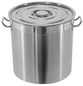 Kochtopf XXL aus Edelstahl in 5 Größen 20l, 30l, 45l, 70l, 95l auswählbar (50x50cm = 95L)