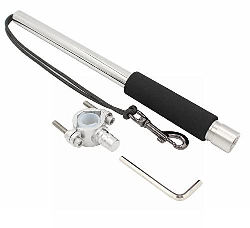 Fahrrad-Leinen-Befestigung, Schnellentriegelung, freihändige Leine, Fahrrad-Hundetrainer, stoßdämpfendes System, 250 kg Zugkraft, Paracord, verstellbare Länge (schwarzer Griff)