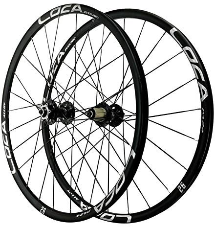 SJHFG 27,5 Zoll Vorderrad Laufrad Fahrrad,Doppelwandige MTB-Felge Hinterrad 24 Loch Mountainbike Schnelle Veröffentlichung 8/9/10/11/12 Geschwindigkeit (Color : Black, Size : 27.5inch)